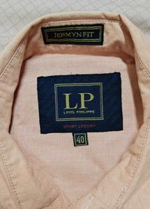 Men's Peach Long Sleeve Shirt