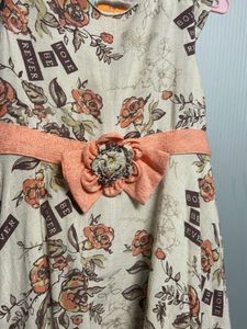 Floral Print Cap Sleeve Dress