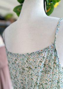Floral Print Pleated Dress