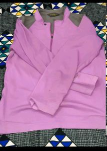 Cozy Pink &amp; Grey Zip-Up Sweatshirt