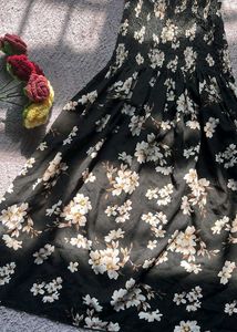 Floral Black Maxi Dress