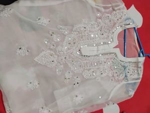 Elegant White Chikankari Kurta