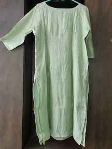Light Green Kurta Pant Dupatta Set