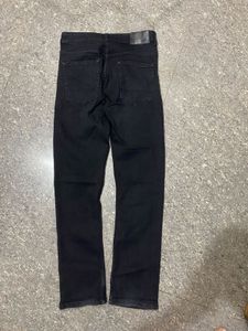 higlander Men's Black Slim straight Fit Jeans