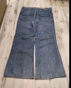Vintage Wide Leg Blue Jeans