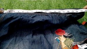 Denim Long Skirt