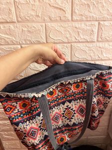 Boho Tribal Print Tote Bag