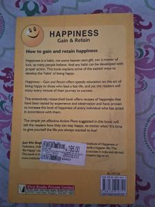 Happiness: Gain &amp; Retain Book