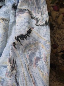 Abstract Print Mesh Fabric Dupatta