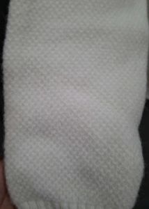 Cream V-Neck Button-Up Knit Cardigan