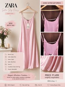 ZARA PINK SLIP DRESS