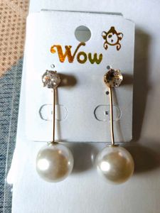 Elegant Pearl Drop Earrings