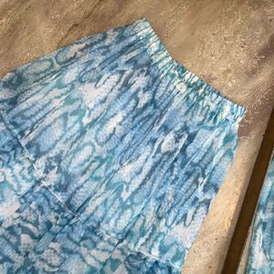 Chiffon Sky blue Skirt