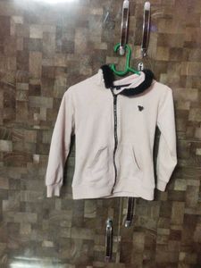 Cozy Zip-Up Hoodie with Fur Collar