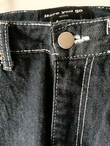 long bootcut highwaisted jeans