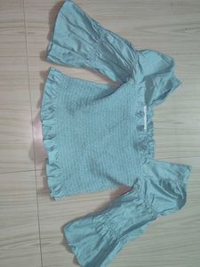 Smocked Puff Sleeve Top