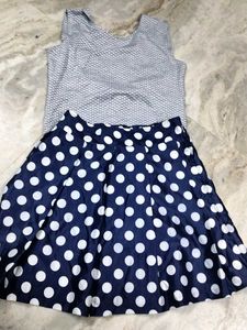 Short Skirt With Stylish Top