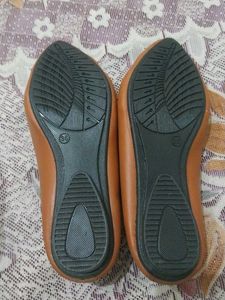 Tan Pointed Toe Flats