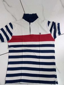 Striped Polo T-shirt