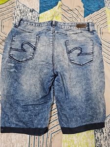 Bare Denim Shorts For Women