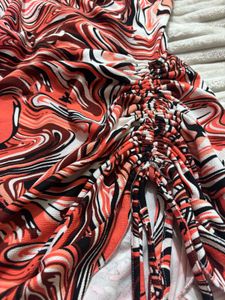 Abstract Swirl Mini Dress