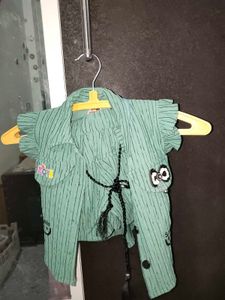 Cute Green Co-ord Set for Girls