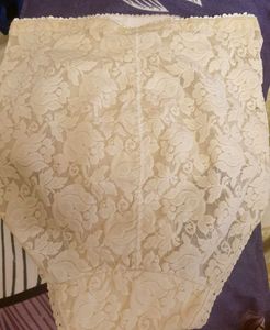 Vintage Lace High-Waisted Shapewear Briefs
