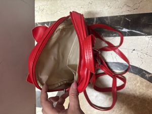 Red Sequin Bunny Backpack