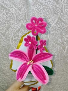 Handmade Pink Flower Bouquet
