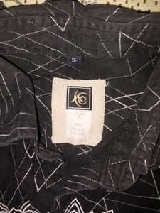 Stylish Black Shirt with Mandala Design