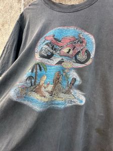 90s Vintage Motorcycle Graphic T-Shirt