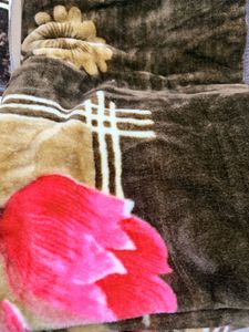 Cozy Floral Mink Blanket brand new