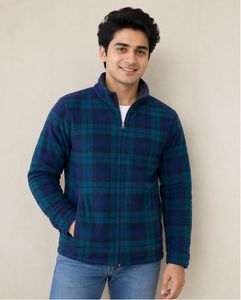 UNIQLO Plaid Fleece Zip Jacket
