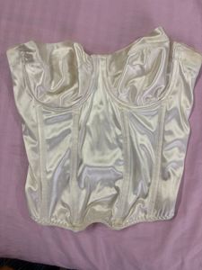 Vintage Satin Corset Top