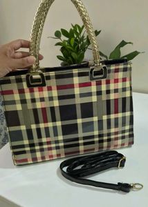 Classic Plaid Hand Bag