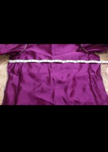 Elegant Purple Kurta Set with Palazzo