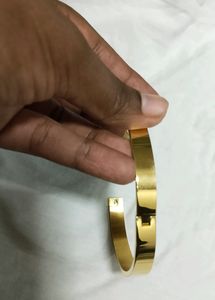 Mens Golden Kada Bracelet