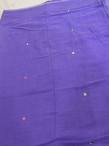 LAVENDER SAREE WITH TWO BLOUSES