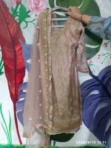 Elegant Silk Kurta Set with Dupatta