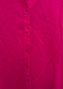 Vibrant Pink Short Sleeve Button-Up shirt