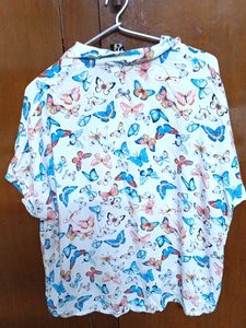 Butterfly Print Top + 1 🦋