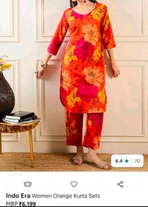 Vibrant Floral Kurta Set