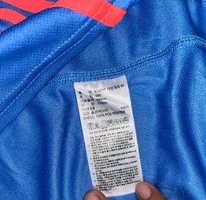 Adidas Blue &amp; Coral Running Top