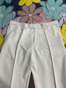 Classic White Trousers