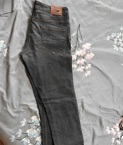 Men's Charcoal Slim Fit Jeans