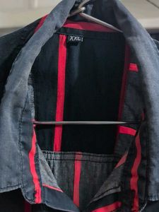 Striped Men's Long Sleeve Shirt