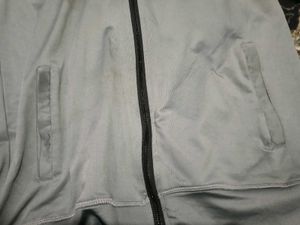 Men's Grey &amp; Black Track Jacket