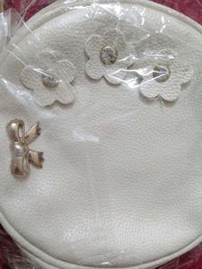 Stylish Cream Backpack Set 3