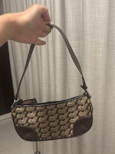 H&amp;M Chic Brown Monogram Shoulder Bag