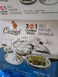 Citizen 3-in-1 Idli Patra Dhokla Maker